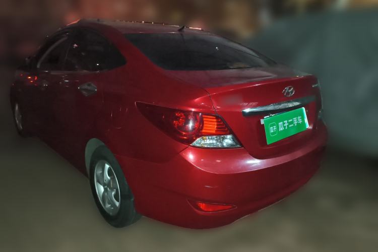 Used Hyundai Verna (older generation) 2010 Sedan 1.4L Automatic Fashionable GT Model Rear Left 45 Deg