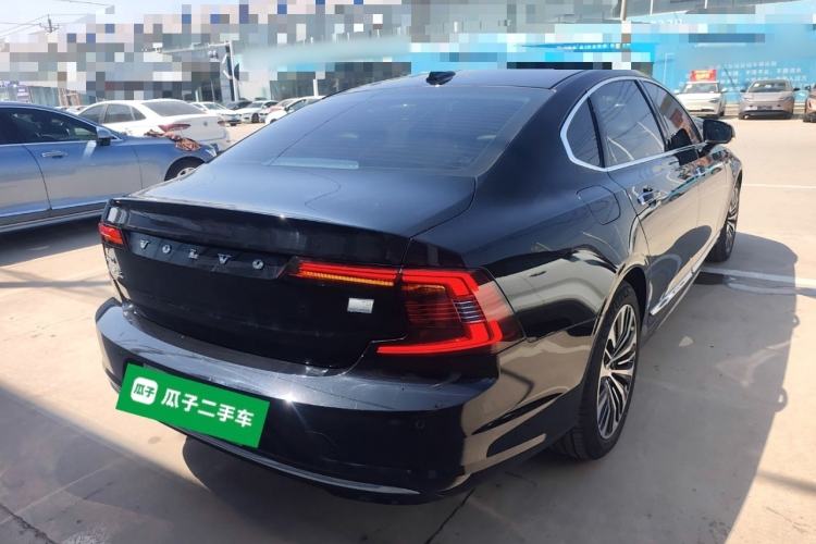 Used Volvo S90 New Energy 2023 T8 Plug-in Hybrid All-Wheel Drive Long-Range Zhiyi Luxury Edition Rear Right 45 Deg