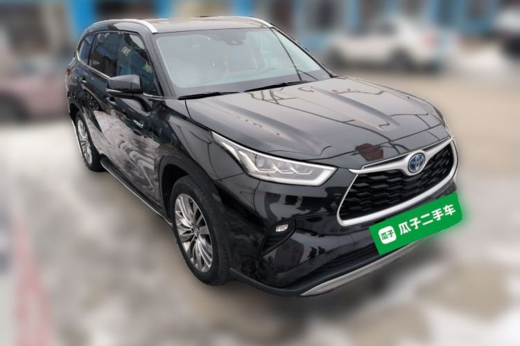 Used Toyota Highlander 2022 Dual-Engine 2.5L Four-Wheel Drive Prestige Version 7 Seats Front Right 45 Deg