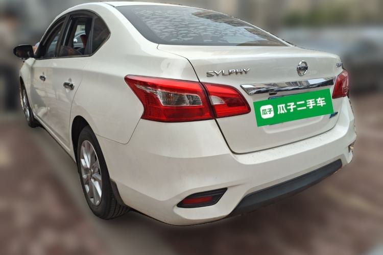 Used Nissan Sylphy 2019 1.6XV CVT Smart Connect Luxury Edition China V Standard Rear Left 45 Deg