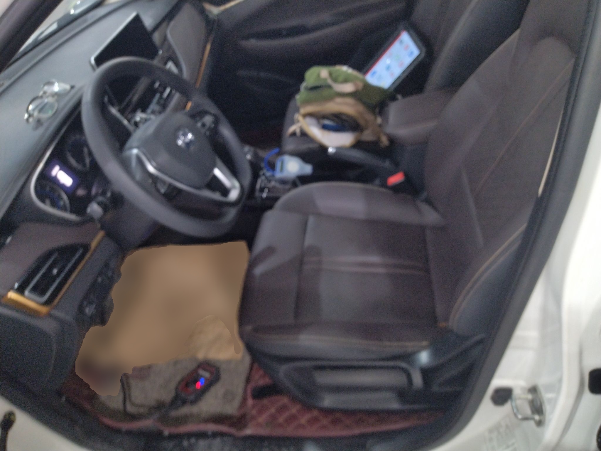 Переднее сиденье в автомобиле