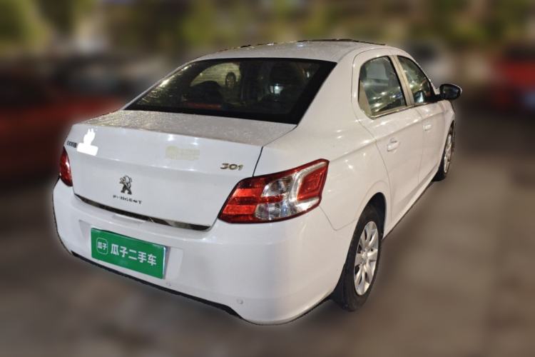 Used Peugeot 301 2014 1.6L Automatic Comfort Edition Rear Right 45 Deg
