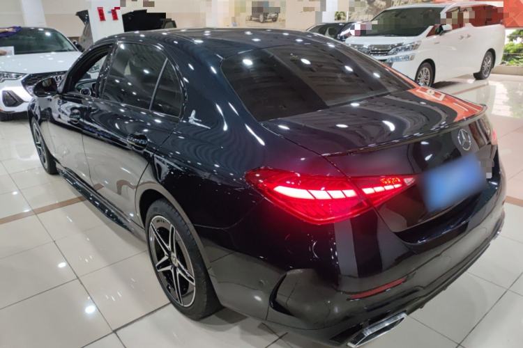 Used Mercedes-Benz C-Class 2023 Restyled C 260 L Night Edition Sports Version Rear Left 45 Deg