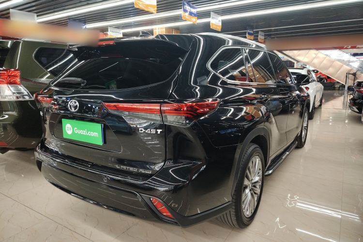 Used Toyota Highlander 2024 380T Four-Wheel Drive Ultimate 7-Seater Rear Right 45 Deg