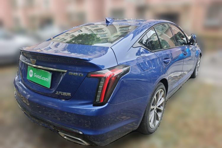 Used Cadillac CT5 2021 28T Advanced Sport Model Rear Right 45 Deg