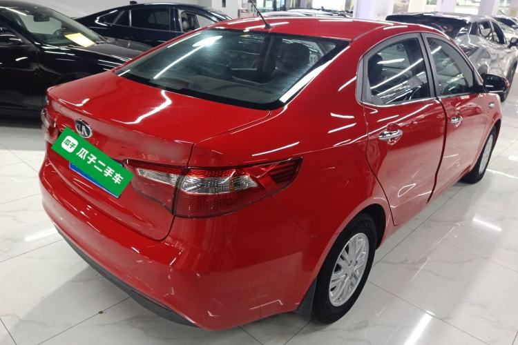 Used Kia K2 2012 Sedan 1.4L Automatic GLS Commemorative Edition Rear Right 45 Deg