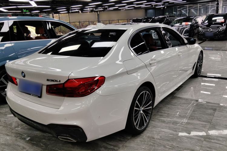 Used BMW 5 Series 2020 530Li Leading Model M Sport Package Rear Right 45 Deg