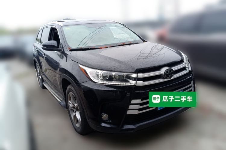 Used Toyota Highlander 2021 2.0T Four-Wheel Drive Luxury Edition 7 Seats Front Right 45 Deg