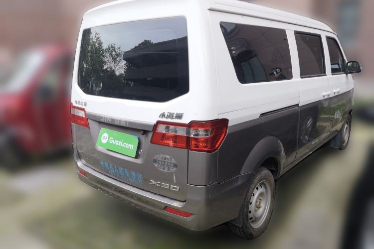 Used Jinbei Hiace X30 2021 1.5L Wealthy Single-Steaming Air-Conditioned Version Bus China VI Standard SWC15M Rear Right 45 Deg
