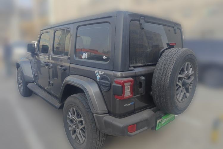 Used Jeep Wrangler New Energy 2021 Four-Door 2.0T 4xe Sahara First Edition Rear Left 45 Deg