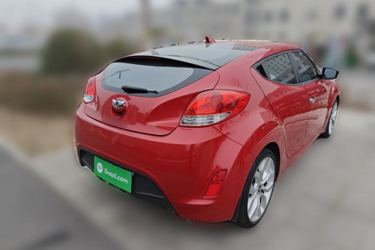 Used Hyundai Veloster 2011 1.6L Automatic Luxury Edition Rear Right 45 Deg