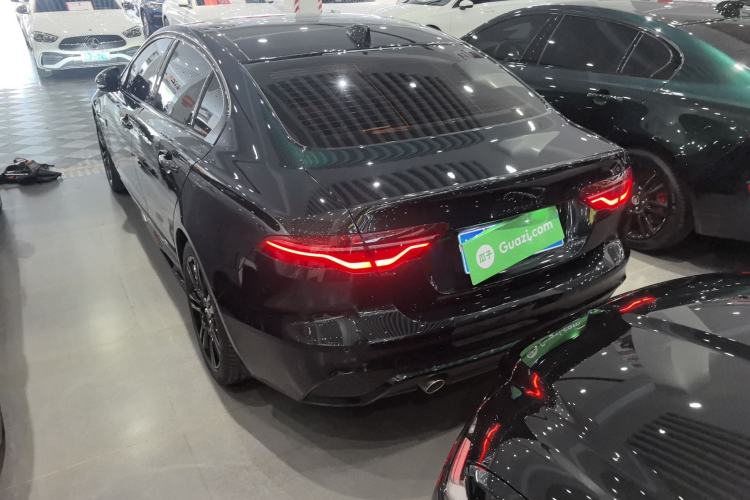 Used Jaguar XEL 2024 2.0T 250 PS R-DYNAMIC S Ebony Black Sport Edition Rear Left 45 Deg