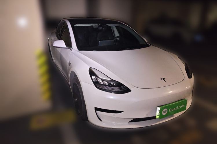 Used Tesla Model 3 2020 Standard Range Rear-Wheel Drive Upgraded Version Front Right 45 Deg