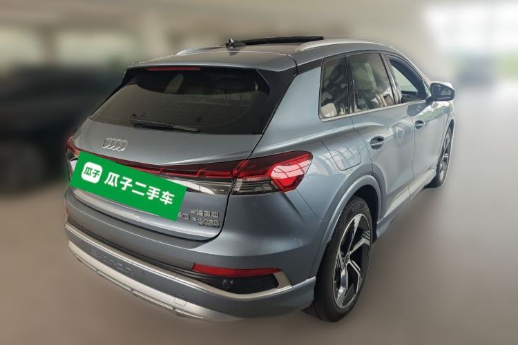 Used Audi Q4 e-tron 2023 50 e-tron quattro Visionary Edition Rear Right 45 Deg