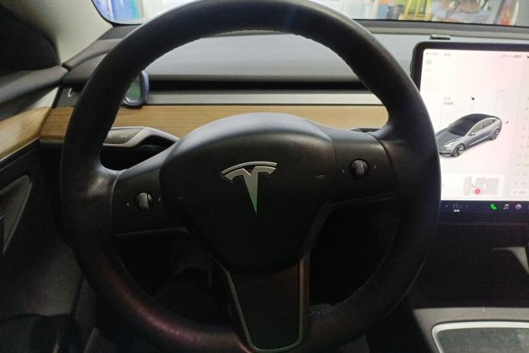 Used Tesla Model 3 2021 Revised Version Standard Range Rear-Wheel Drive Upgraded Edition 3D1 Steering Wheel