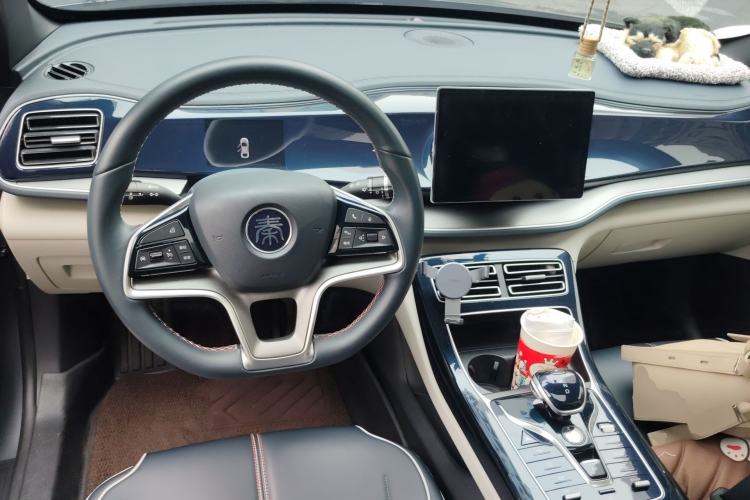 Used BYD Qin PLUS 2021 EV 500KM Luxury Model Steering Wheel