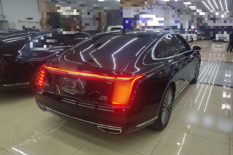 Used Hongqi H9 2022 2.0T Smart Connect Flagship Edition Rear Right 45 Deg