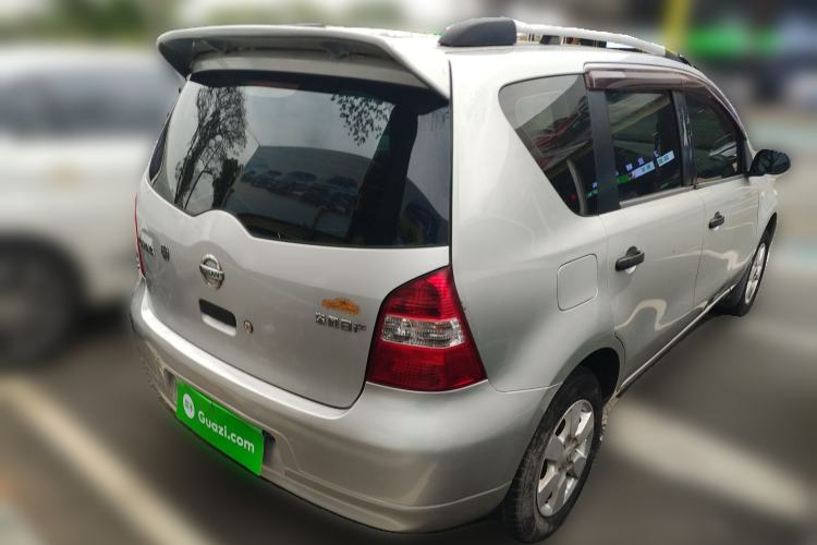 Used Nissan Livina 2010 Jingyue Edition 1.6L Manual All-Around Model Rear Right 45 Deg