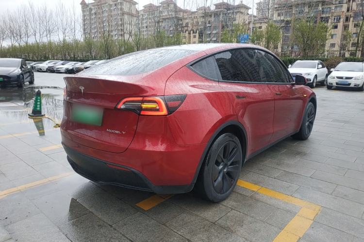 Used Tesla Model Y 2024 Rear-Wheel-Drive Version Rear Right 45 Deg