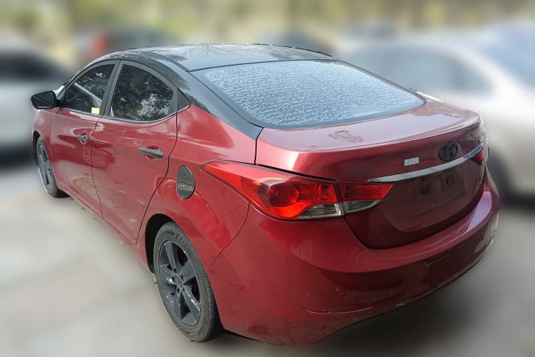 Used Hyundai Elantra (5th Generation / Langdong) 2012 1.6L Automatic Leading Model Rear Left 45 Deg