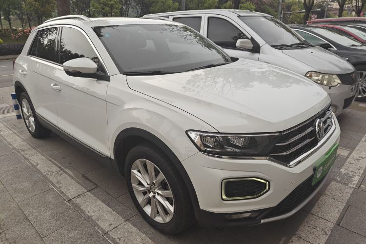 Used Volkswagen T-ROC 2019 230TSI DSG Two-Wheel-Drive Advanced Version China VI Standard Front Right 45 Deg