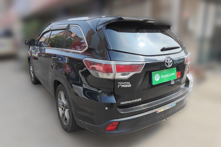 Used Toyota Highlander 2017 2.0T Four-Wheel Drive Luxury Edition 7 Seats Rear Left 45 Deg