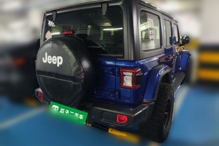 Used Jeep Wrangler 2018 2.0T Sahara Four-Door Edition Rear Right 45 Deg