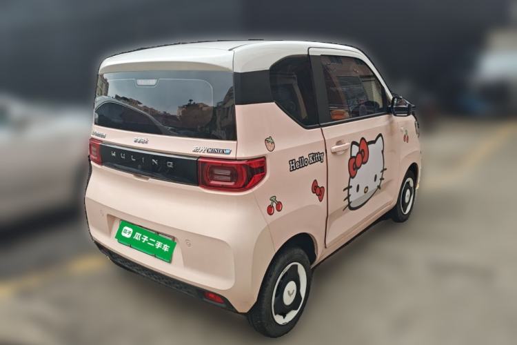Used Wuling Hongguang MINIEV 2021 Macaron Premium Model – Lithium Iron Phosphate Rear Right 45 Deg