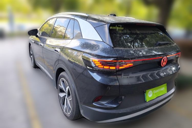 Used Volkswagen ID.4 CROZZ 2021 Long-Range Lite PRO Two-Wheel Drive Version Rear Left 45 Deg