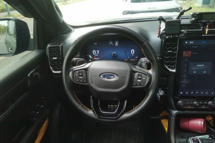Used Ford Ranger 2023 Wild Terrain 4x4 Automatic Version Gasoline Steering Wheel