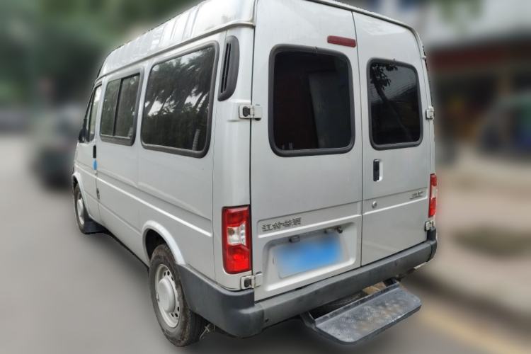 Used JMC Transit 2019 2.8T Commercial Version Short Wheelbase Mid-Roof 6-Seater China VI JX493 Rear Left 45 Deg