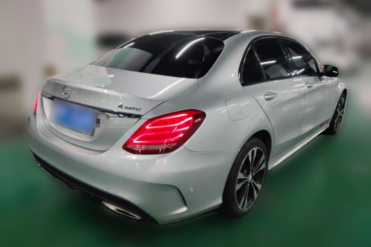 Used Mercedes-Benz C-Class 2015 C 200 Sport Edition 4MATIC Rear Right 45 Deg