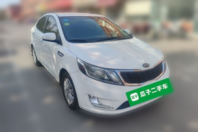 Used Kia K2 2012 Sedan 1.4L MT GLS Commemorative Edition Front Right 45 Deg