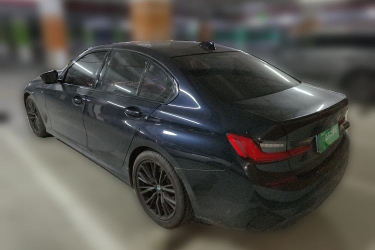 Used BMW 3 Series 2021 325i M Sport Night Edition package Rear Left 45 Deg