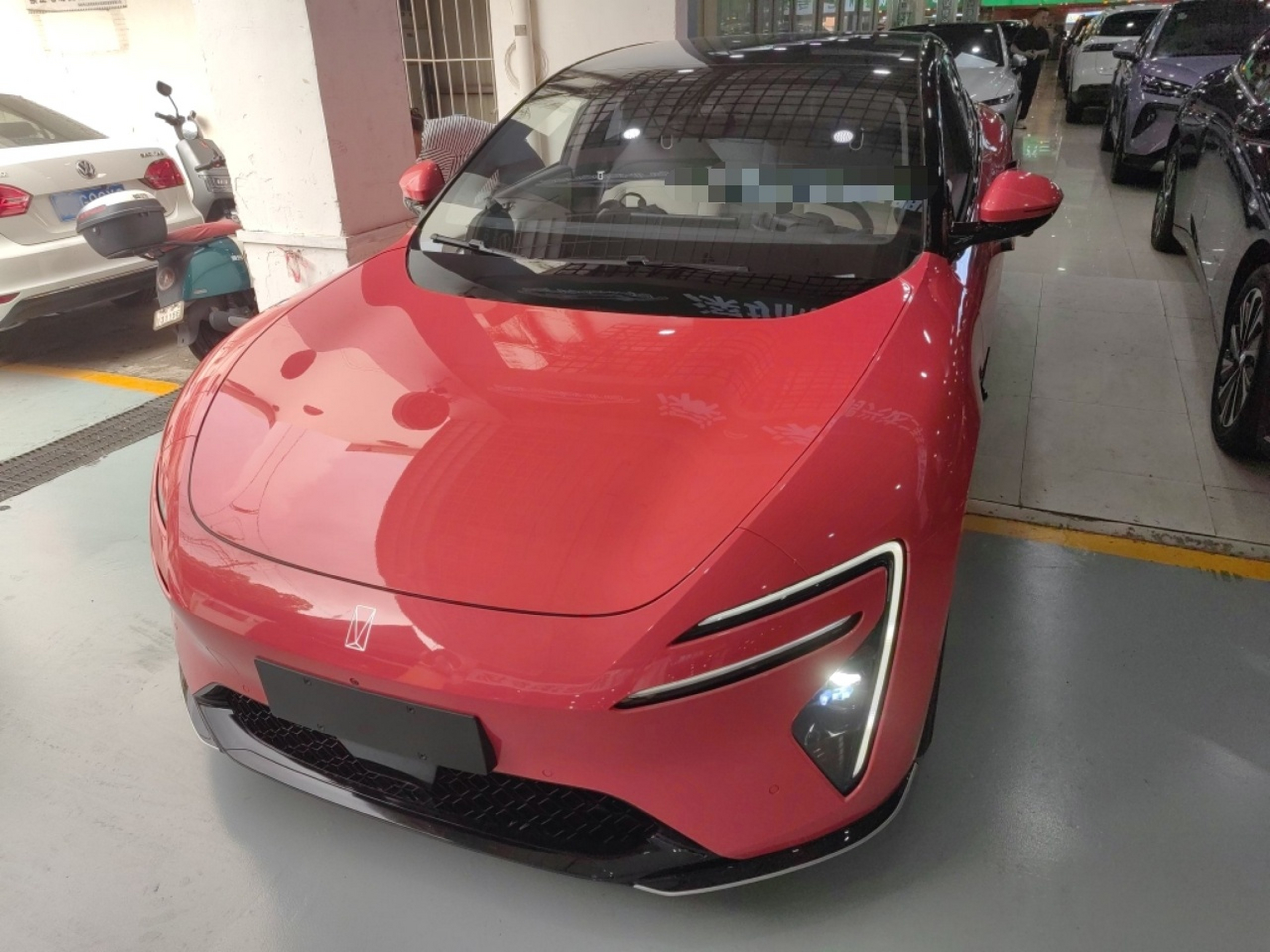 Parte inferior delantera