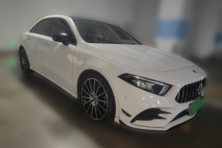 Used Mercedes-Benz A-Class 2019 A 200 L Sport Sedan First Edition Special Edition Front Right 45 Deg