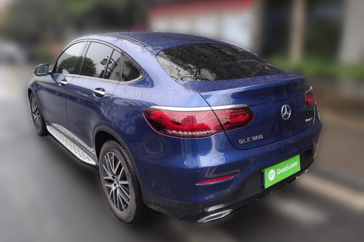Used Mercedes-Benz GLC Coupe 2020 GLC 300 4MATIC Coupe SUV Rear Left 45 Deg