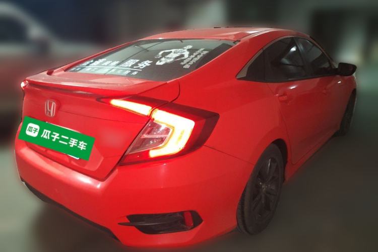 Used Honda Civic 2019 220TURBO CVT Dynamic Edition China VI Rear Right 45 Deg