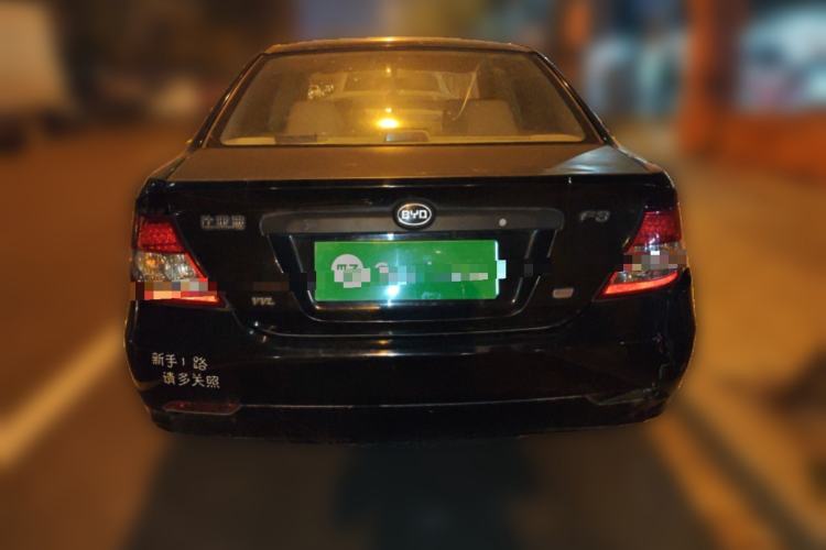 Used BYD F3 2013 Energy-Efficient Model 1.5L Manual Comfort Version Rear