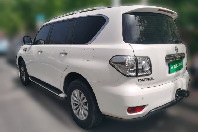 Used Nissan Patrol 2019 Y62 4.0L SE-T1 Middle East Rear Left 45 Deg