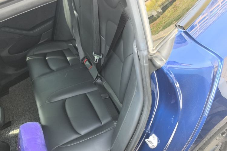 Used Tesla Model 3 2021 Standard Range Rear-Wheel Drive Upgraded Version 3D6 Left Rear Seat