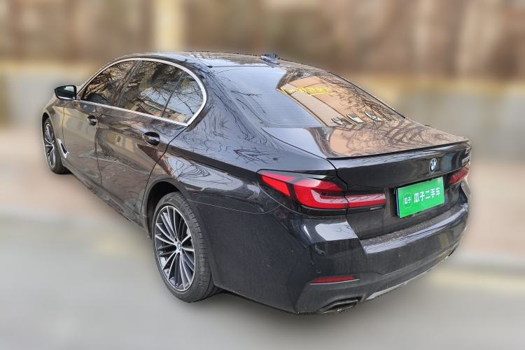 Used BMW 5 Series 2023 530Li Leading Model M Sport Package Rear Left 45 Deg