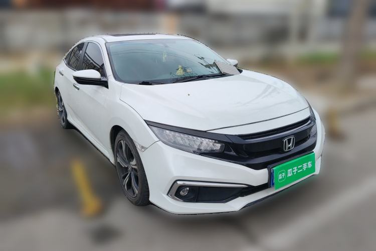 Used Honda Civic 2019 220TURBO CVT Power Edition China VI Emission Standard Front Right 45 Deg