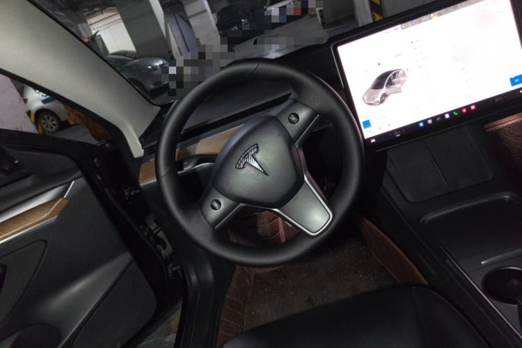 Used Tesla Model 3 2021 Performance High-Performance All-Wheel-Drive Version Steering Wheel