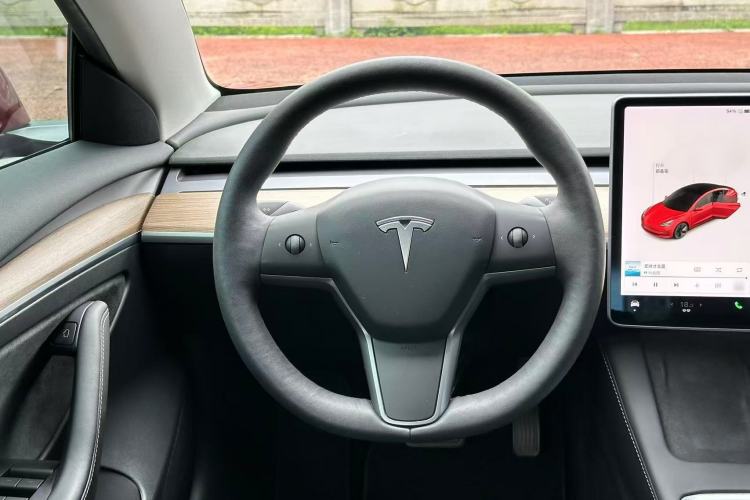 Used Tesla Model 3 2021 Revised Version Standard Range Rear-Wheel Drive Upgraded Edition 3D1 Steering Wheel