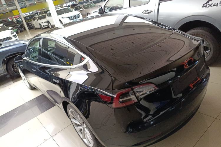 Used Tesla Model 3 2020 Refreshed Version Long-Range Rear-Wheel Drive Rear Left 45 Deg