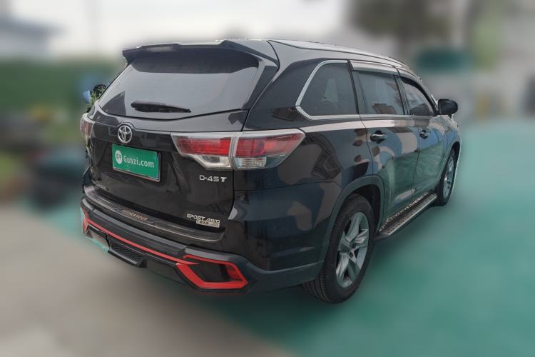 Used Toyota Highlander 2017 2.0T Four-Wheel Drive Luxury Edition 7 Seats Rear Right 45 Deg