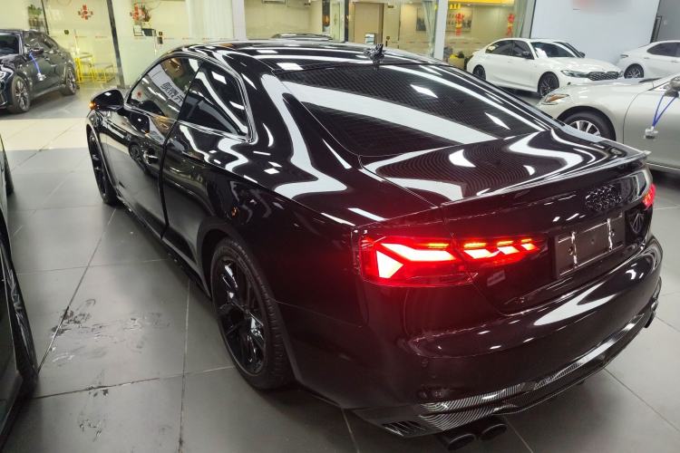 Used Audi A5 2021 Coupe 40 TFSI Fashionable and Dynamic Model Rear Left 45 Deg