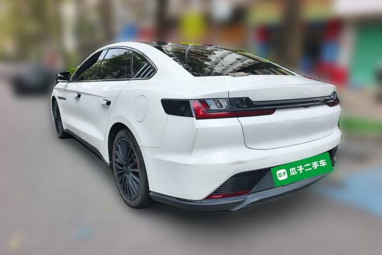 Used BYD Han 2020 EV Long-Range Luxury Model Rear Left 45 Deg