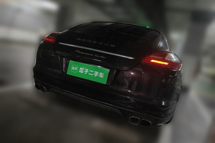 Used Porsche Panamera 2010 Panamera Turbo 4.8T Rear Right 45 Deg